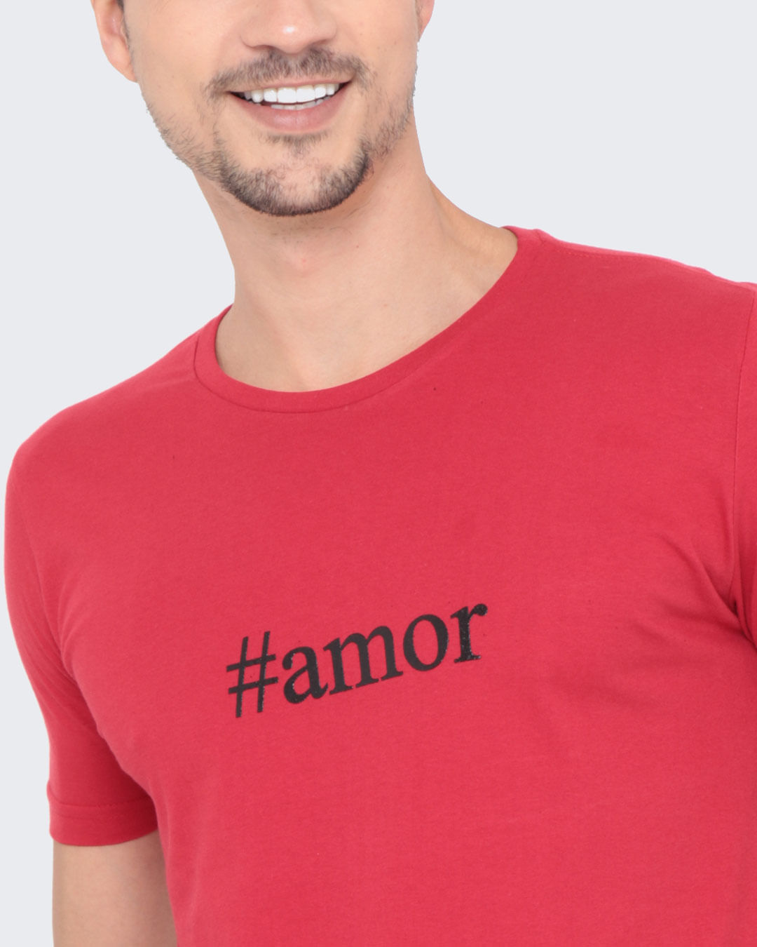 Camiseta-Ano-Novo-Estampa-amor-Vermelha