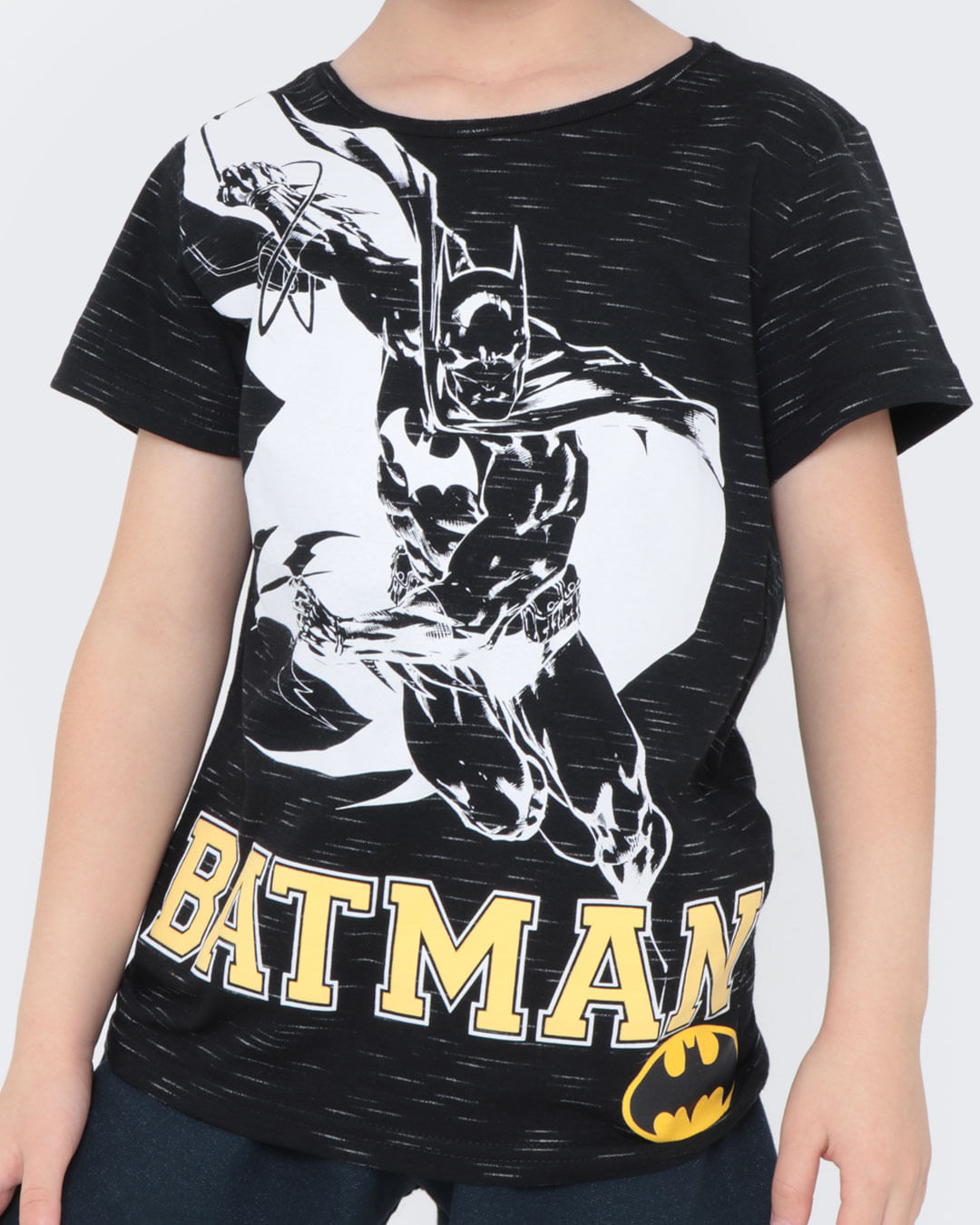 Camiseta-Infantil-Manga-Curta-Flame-Batman-Liga-Da-Justica-Preta