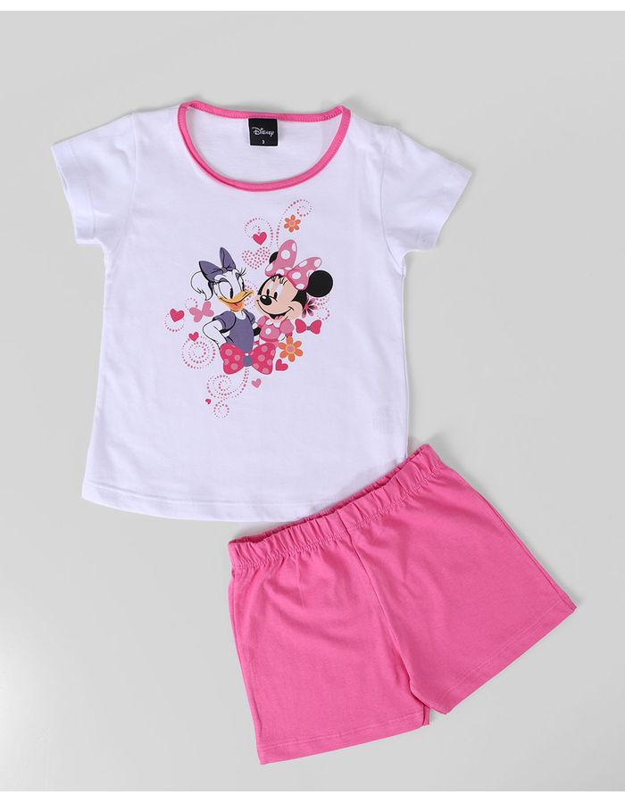 Pijama-Bebe-Minnie-e-Margarida-Disney-Branco