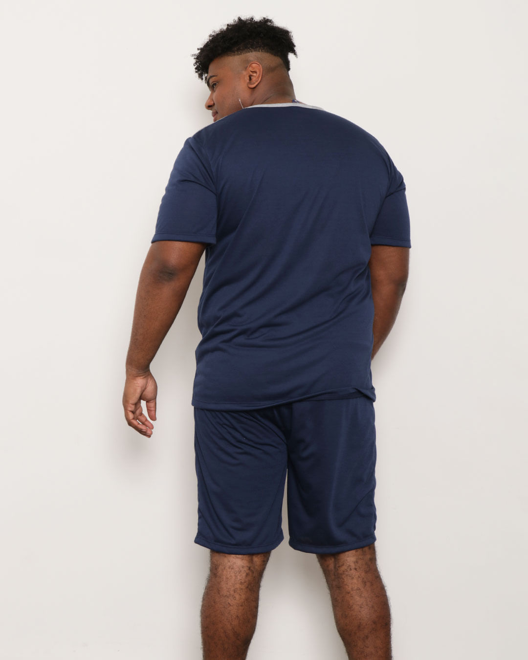 Pijama-Plus-Size-Masculino-Curto-Recorte-Azul