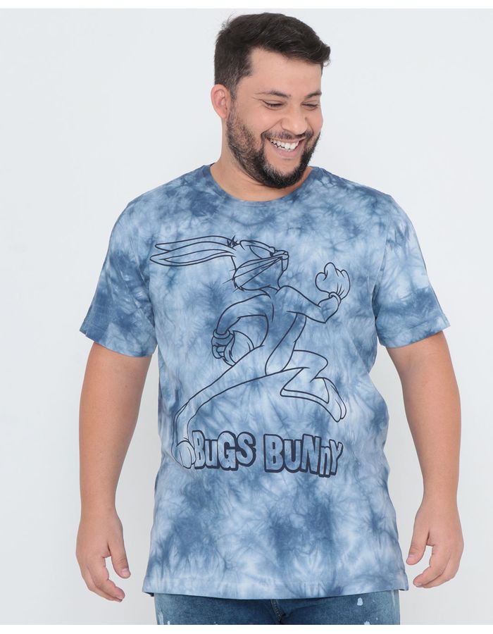 Camiseta-Ttp222-Pernalonga-Tiedye-Plus---Azul-Outros