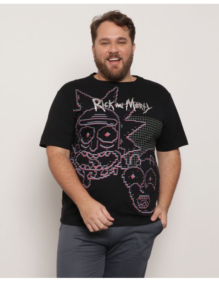 Camiseta-Rick-E-Morty-Foil-Pto-Plus---Preto