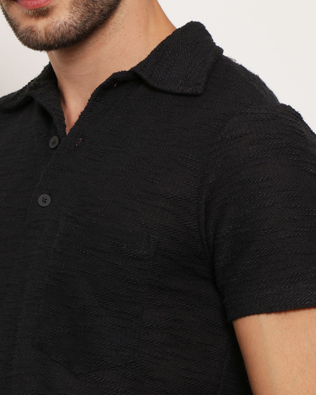 Polo-5040-Textura-Preto-Pgg---Preto