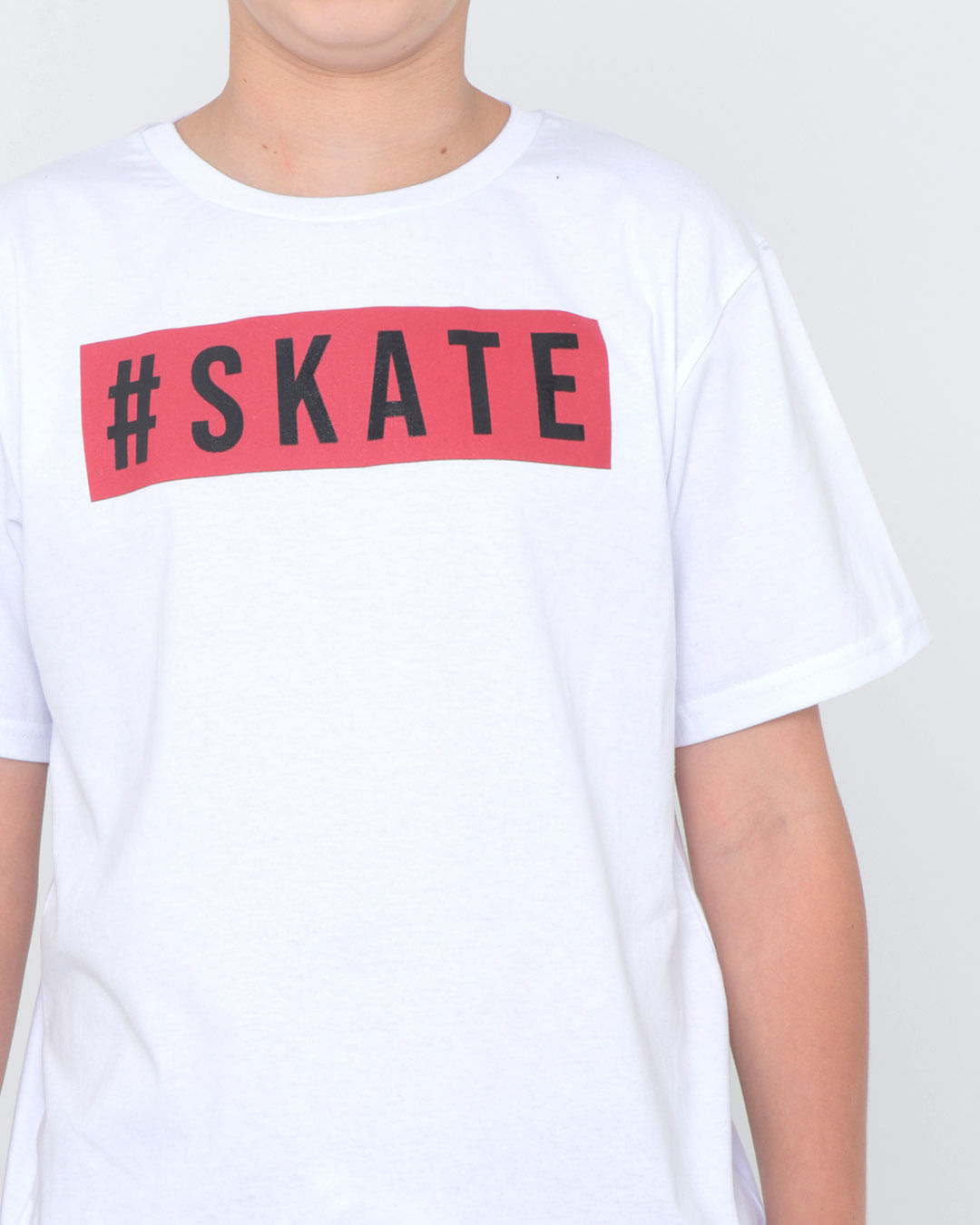 Camiseta-Juvenil-Skate-Branca