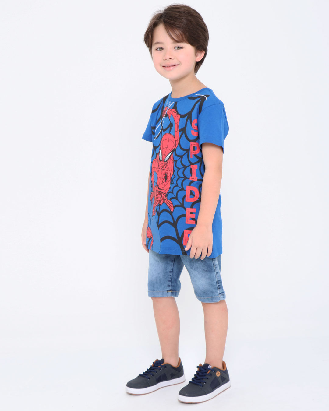 Camiseta-Infantil-Homem-Aranha-Marvel-Azul