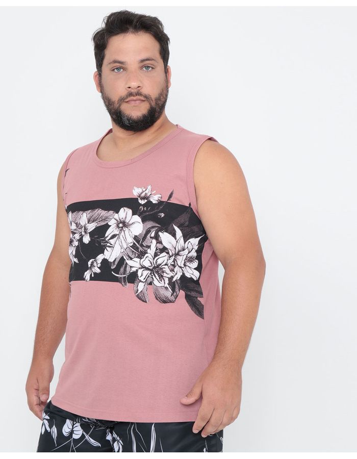 Regata-Plus-Size-Estampa-Floral-Rosa-Claro