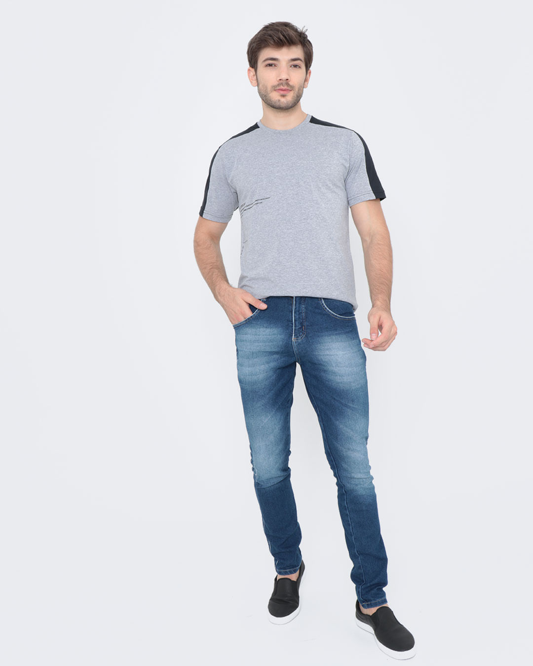 Calca-Masculina-Skinny-Biotipo-Jeans-Azul