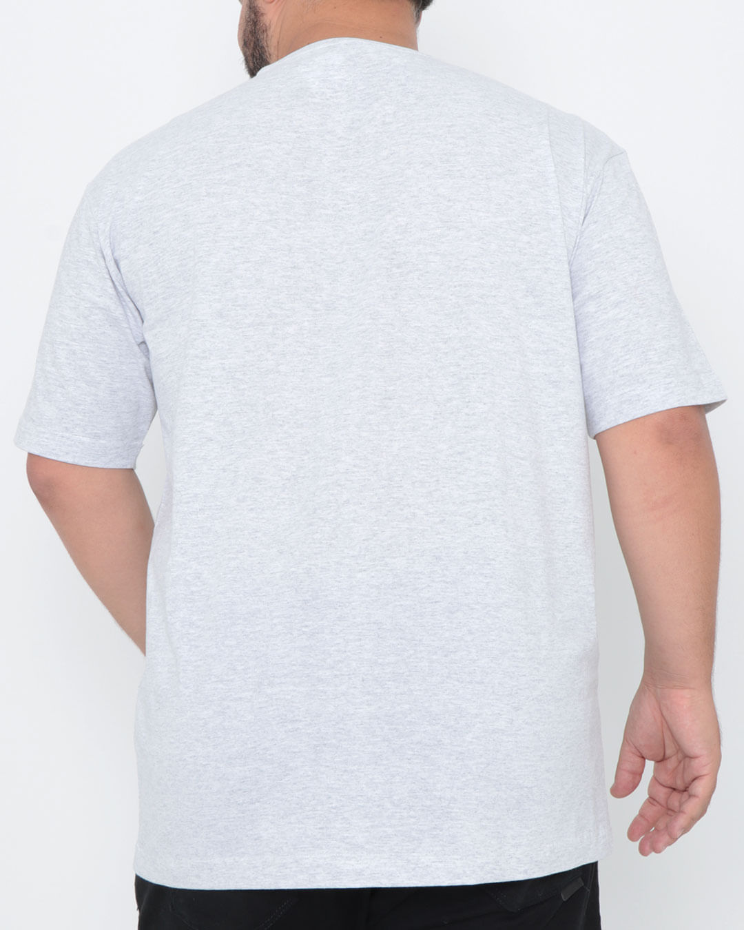 Camiseta-plus-size-manga-curta-estampa-grafite-cinza-claro