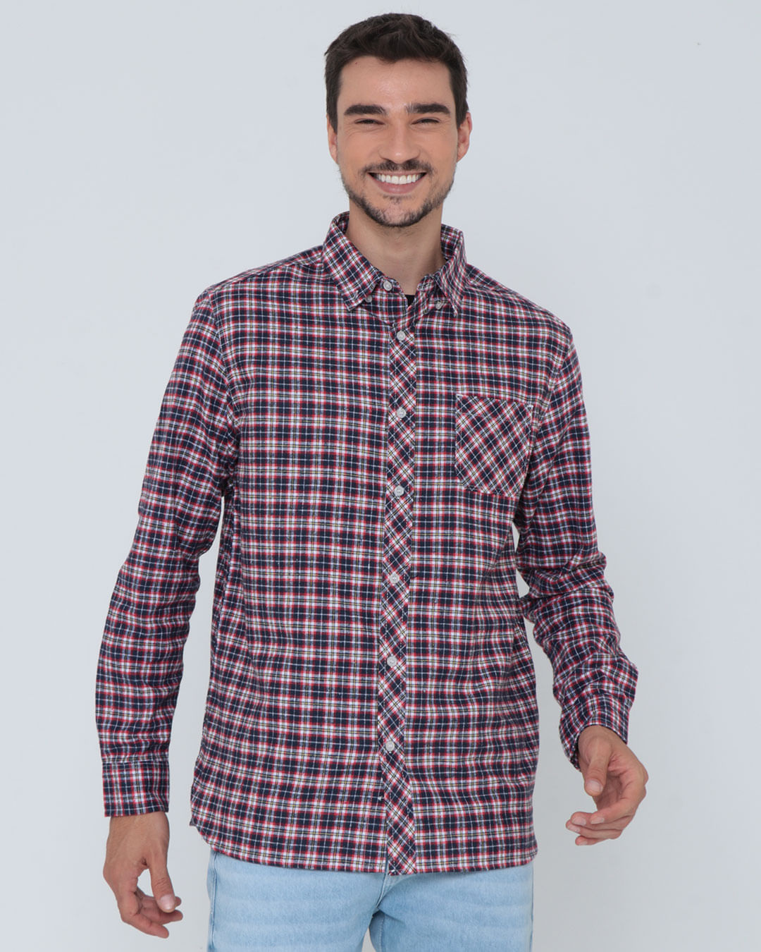 Camisa Flanela Fox TrailDust 2.0 Xadrez - Vinho - ORANGE BH E-STORE