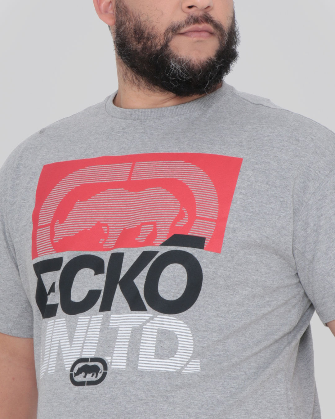Camiseta-Ecko-Estampa-K644a-Plus-Ec---Cinza-Claro