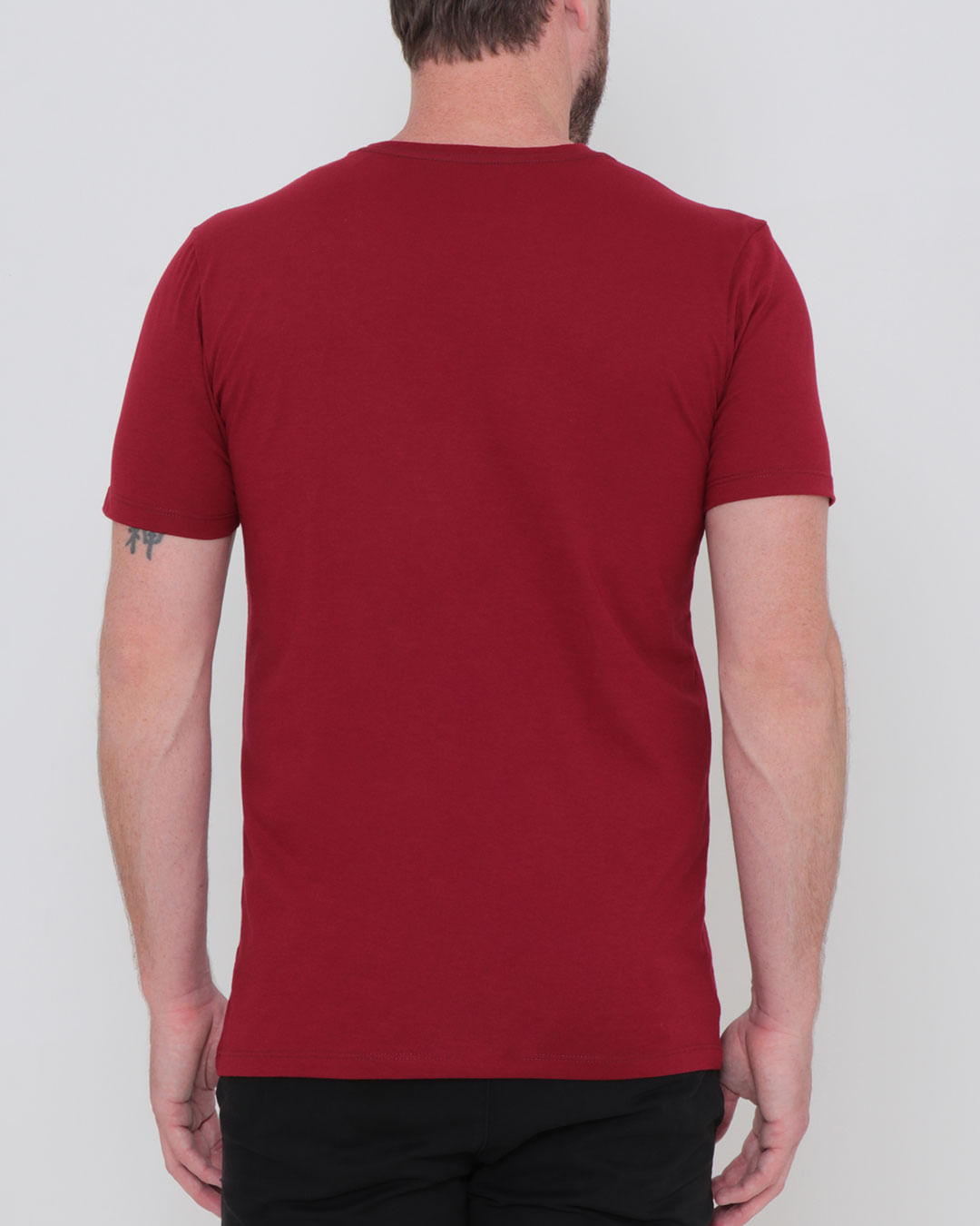 Camiseta-Tt454-Com-Bolso-Verm-Pgg---Vermelho-Escuro