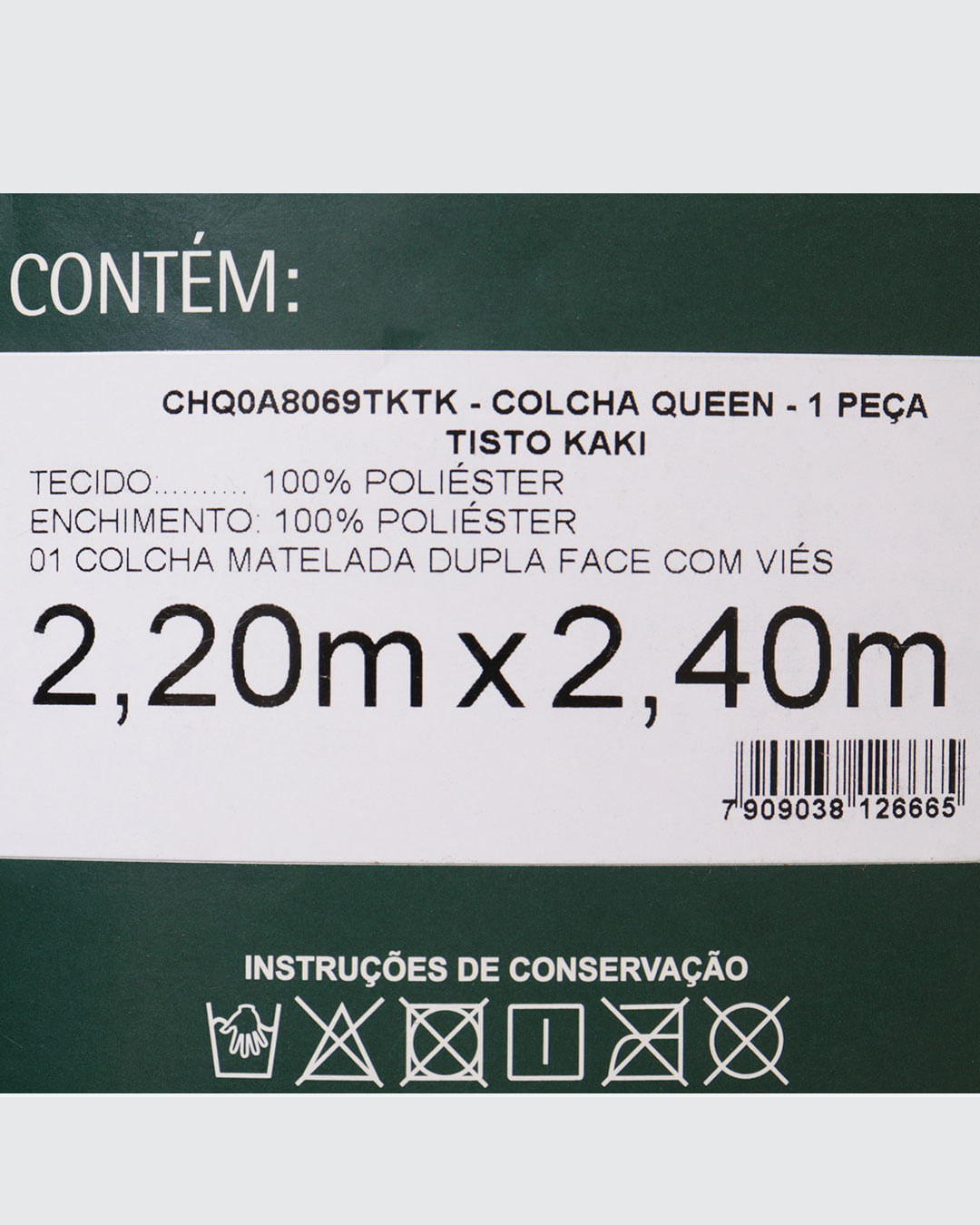 Colcha-Df-Queen-Tisto-Kaki--1-Pc---Bege-Medio