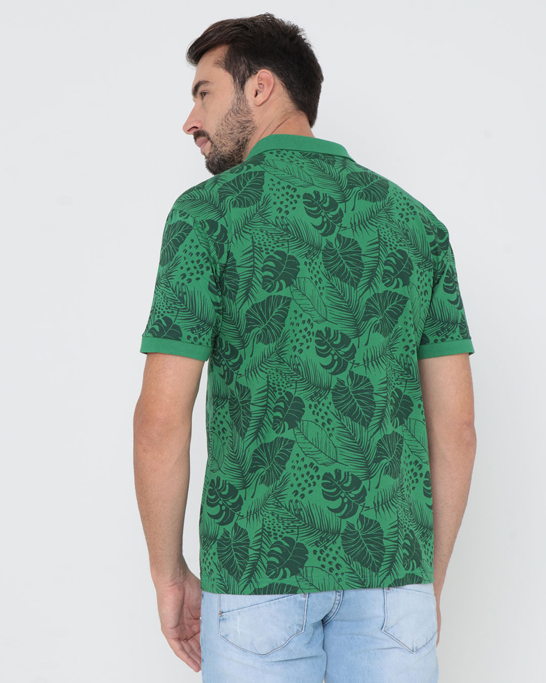 Polo-Ib-10437-Floral-Pgg---Verde-Floral
