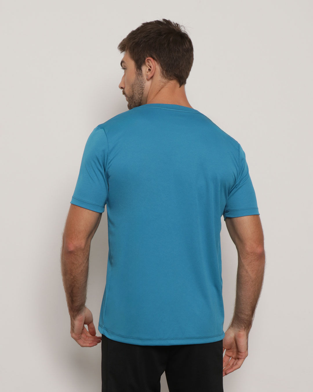 Camiseta-Masculina-Esporte-Manga-Curta-Estampa-Running-Azul