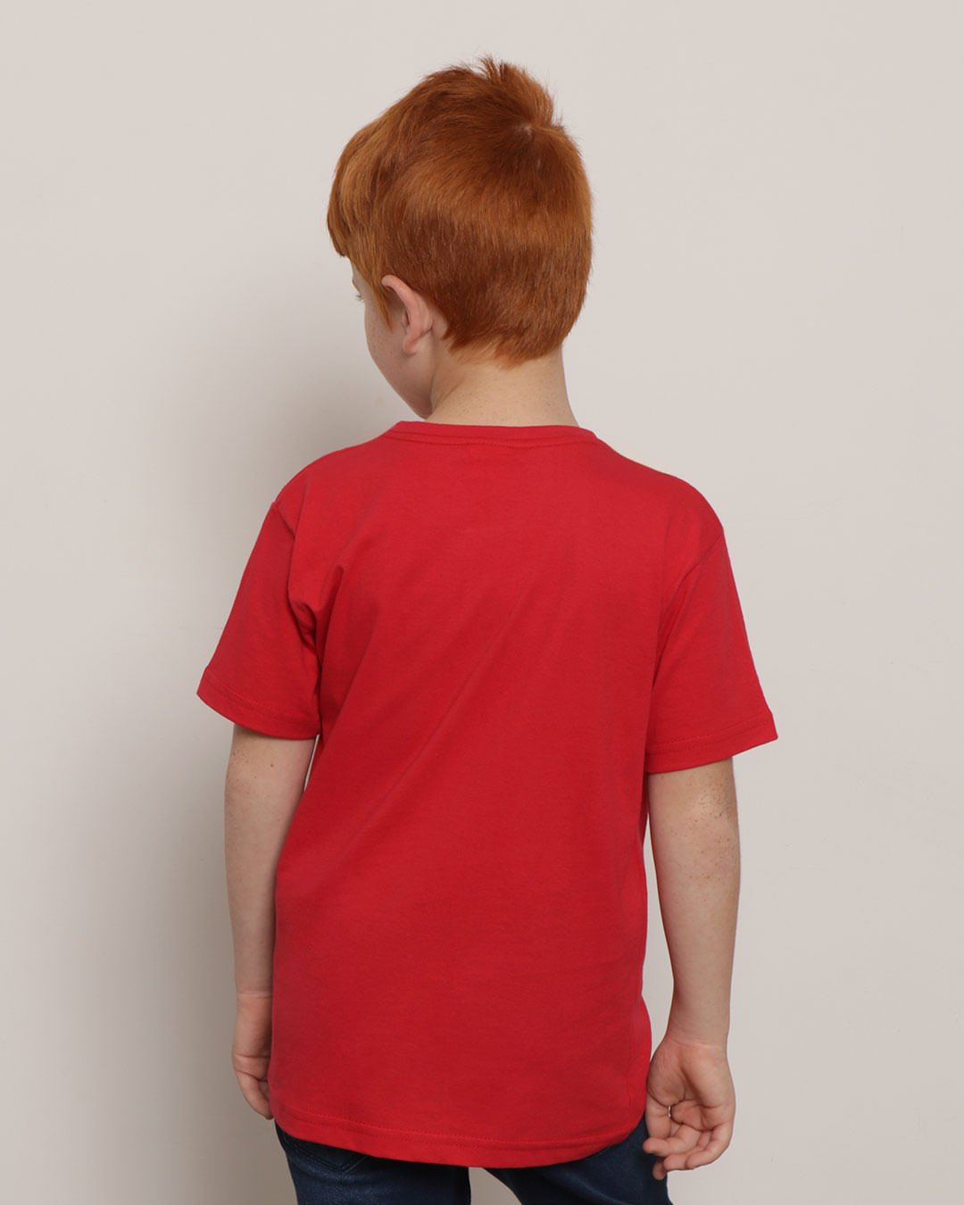 Camiseta-Infantil-Manga-Curta-Estampa-Os-Vingadores-Marvel-Vermelha