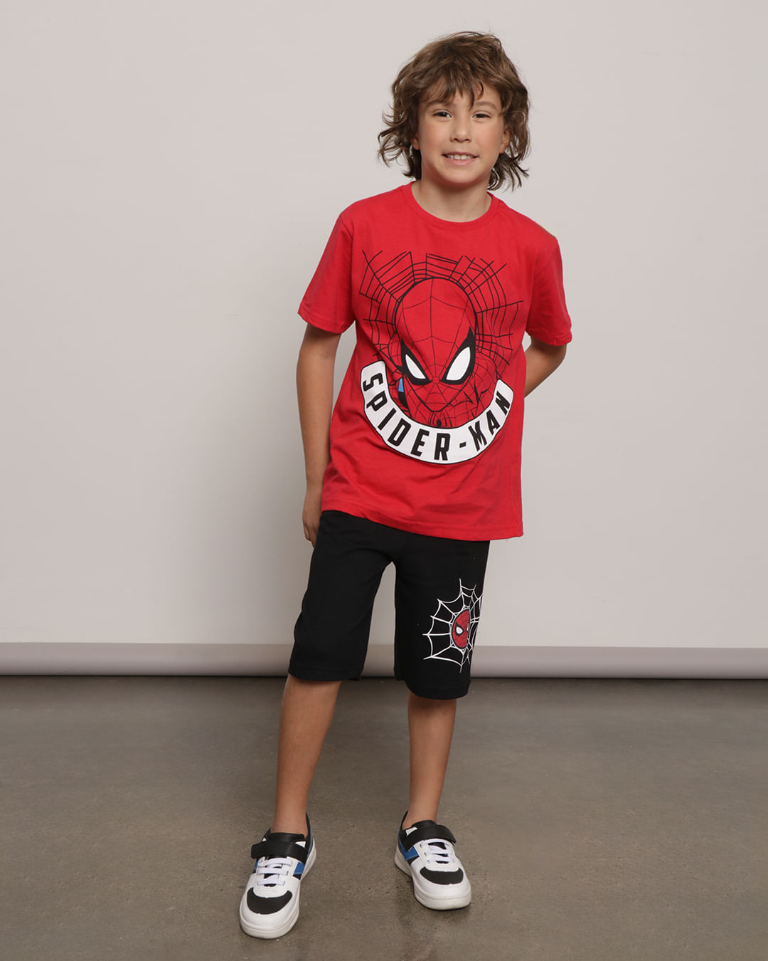 Camiseta-Infantil-Homem-Aranha-Marvel-Vermelha