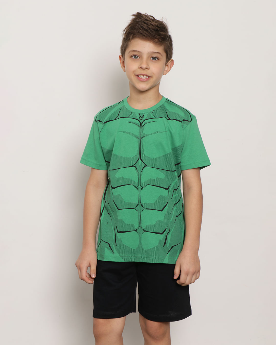 Camiseta-Infantil-Marvel-Manga-Curta-Hulk-Verde