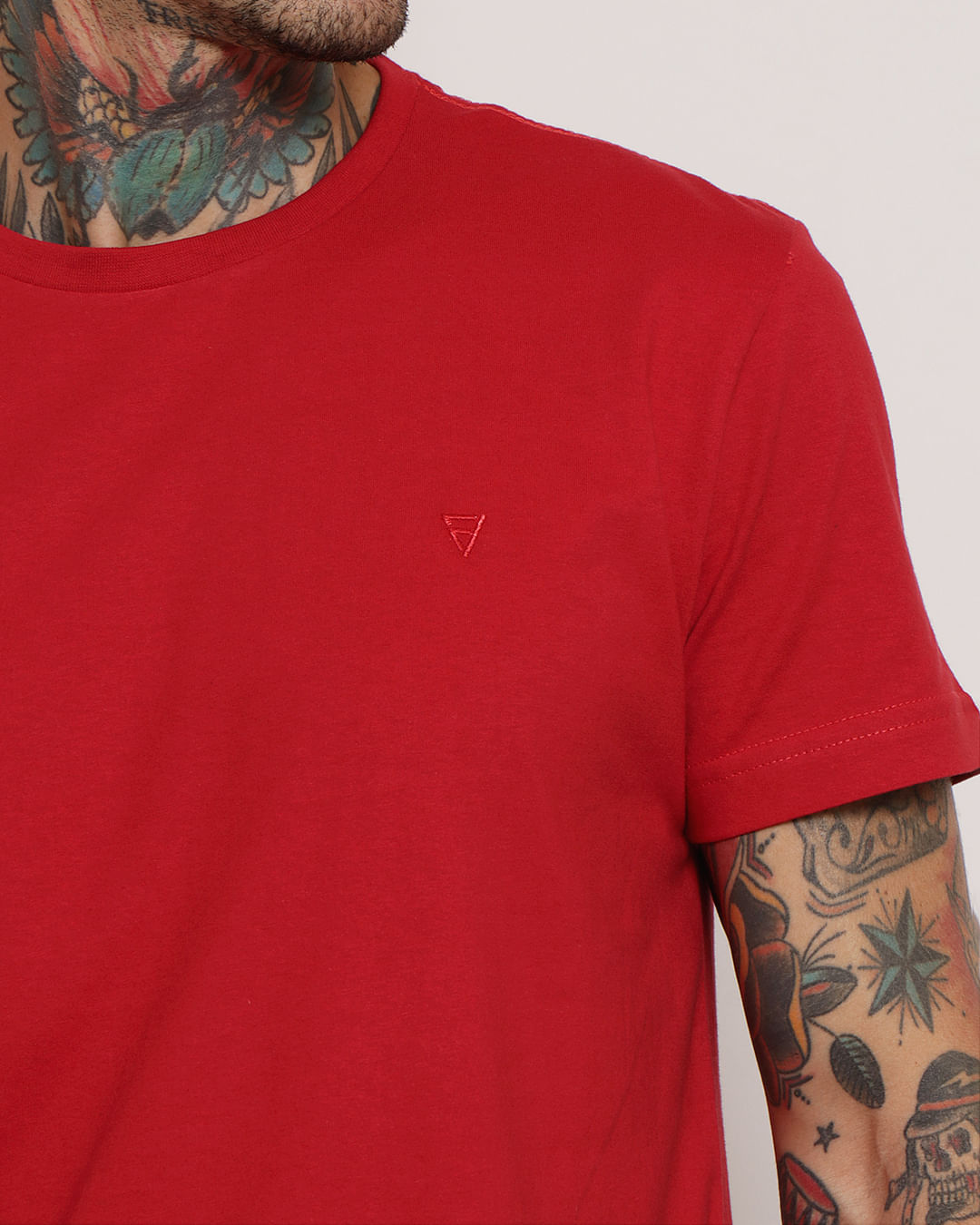 Camiseta-Basica-Cf-2747-Vermelho--Bordad---Vermelho-Medio