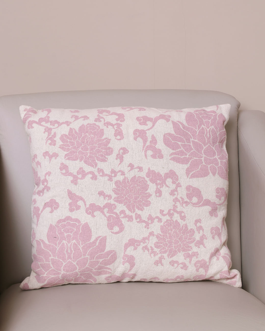 Almofada-Rustica-Romantico-40x40-Sort---Off-White-Floral