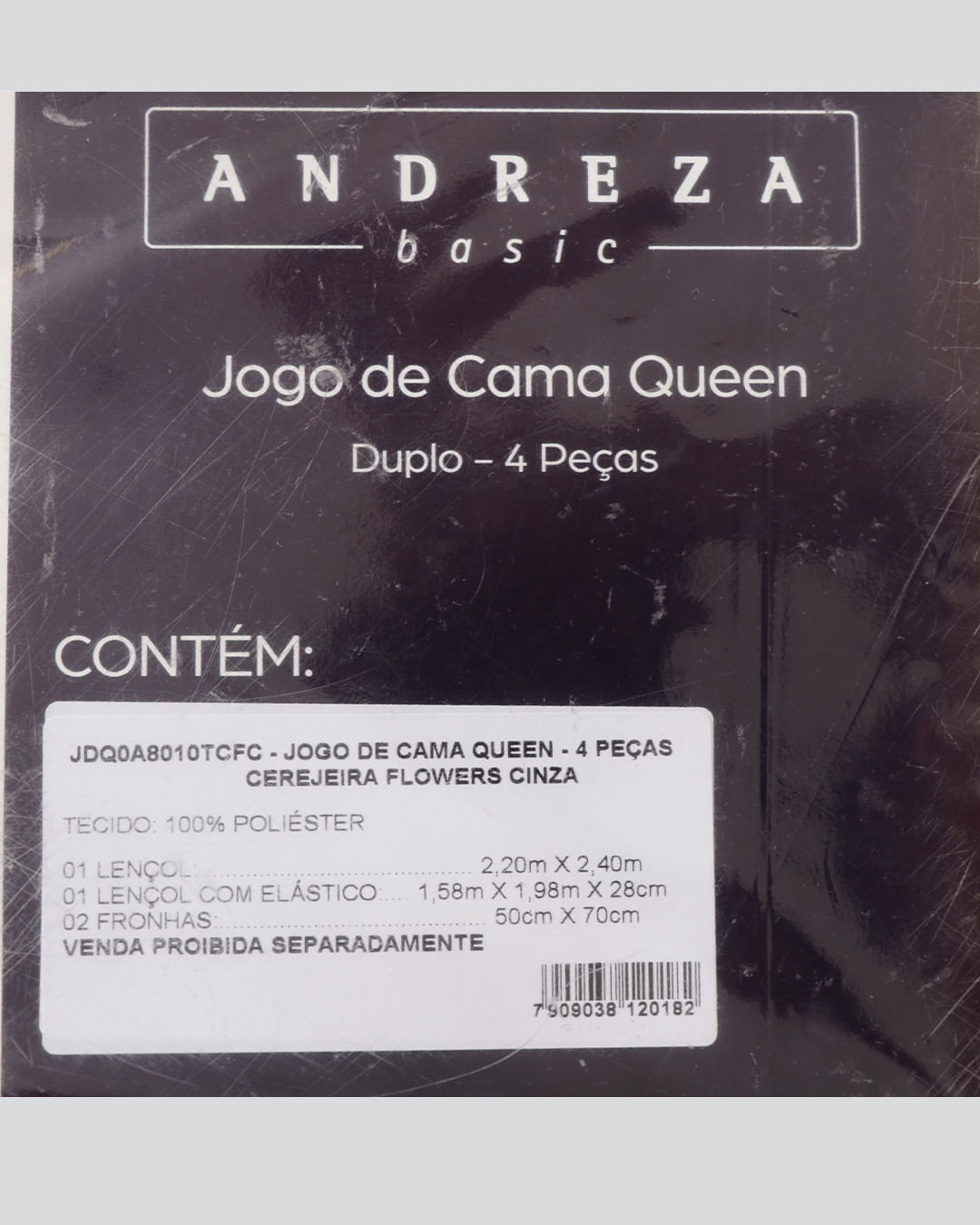 Jogo-De-Cama-Queen-Cerejeira-Flowers-Cin---Cinza-Floral