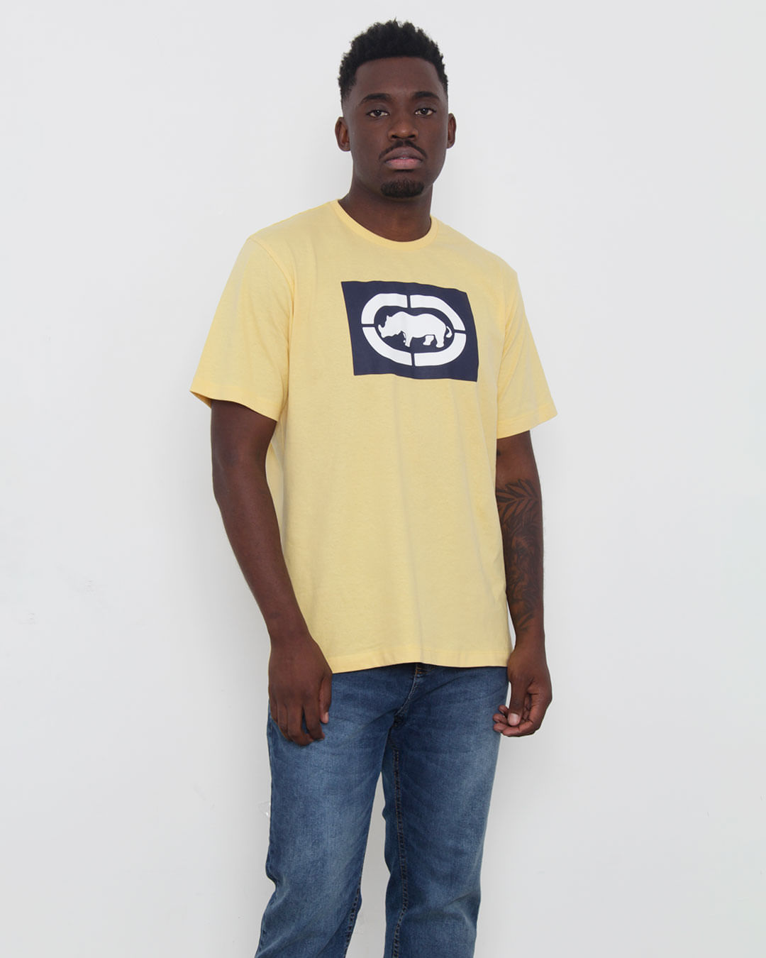 Camiseta-Basica-Ecko-J183a-Pgg---Amarelo-Medio