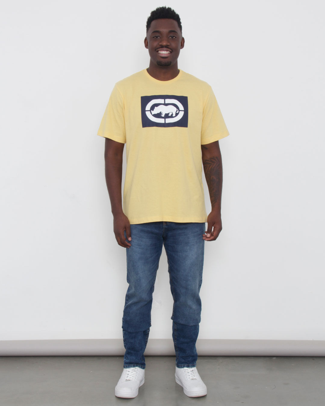 Camiseta-Basica-Ecko-J183a-Pgg---Amarelo-Medio