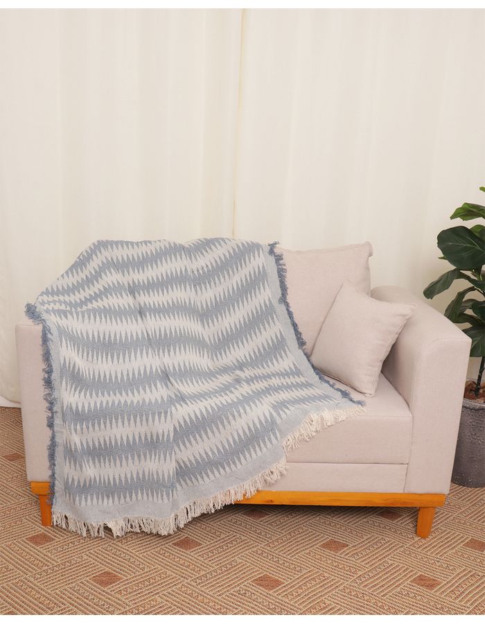 Manta-Para-Sofa-Chevron-Cinza-Escuro---Cinza-Escuro