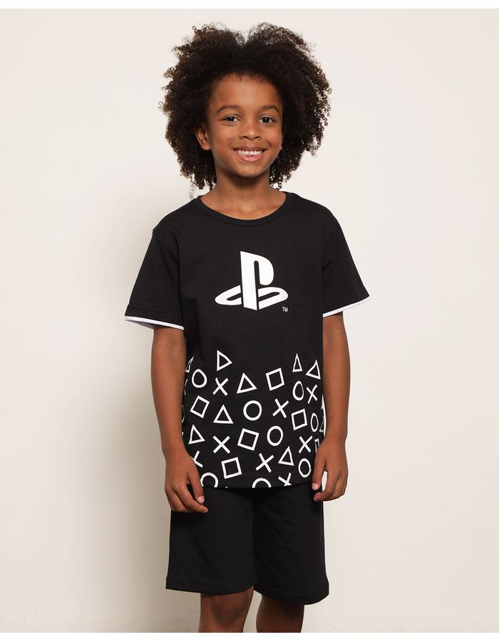 Camiseta-T38326-Mc-M-410-Playstation---Preto