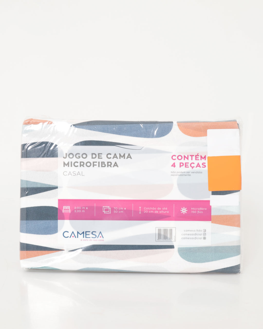 Jogo-De-Cama-Casal-Micro----4-Pecas---Branco-Outros