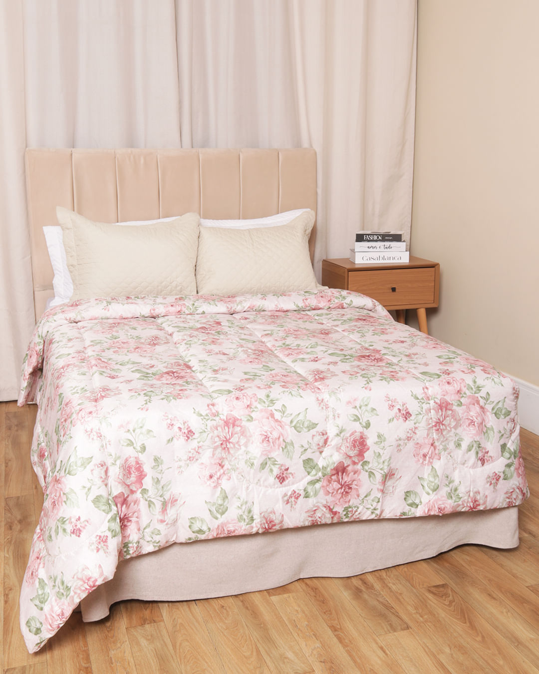 Edredom-Df-Casal-Romantico-Sortido--1-Pc---Rosa-Floral