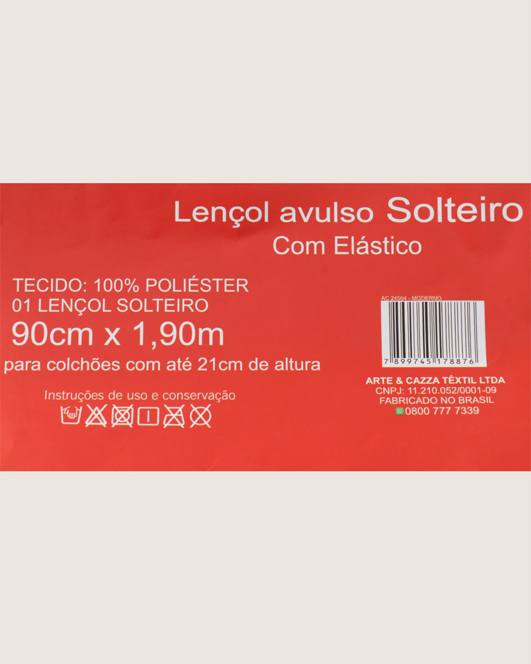 Lencol-Avulso-Solteiro-C-Elast-Etnico---Bege-Floral