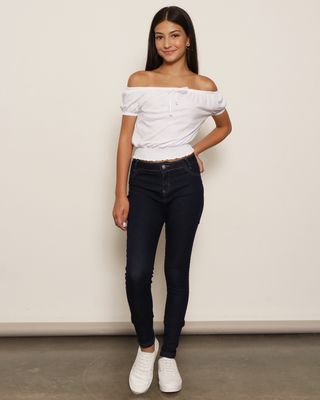 Calca-10019-6812-Jeans-Crop-F-1016-Le---Blue-Jeans-Escuro