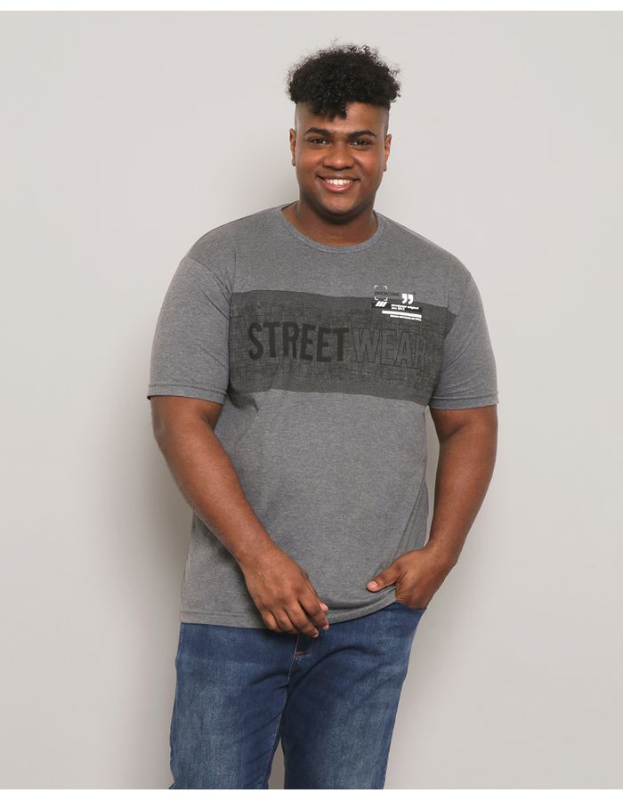 Camiseta-Plus-Size-Masculina-Overcore-Estampa-Cinza