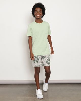 Bermuda-Juvenil-Viscose-Estampada-Com-Elastico-Off-White