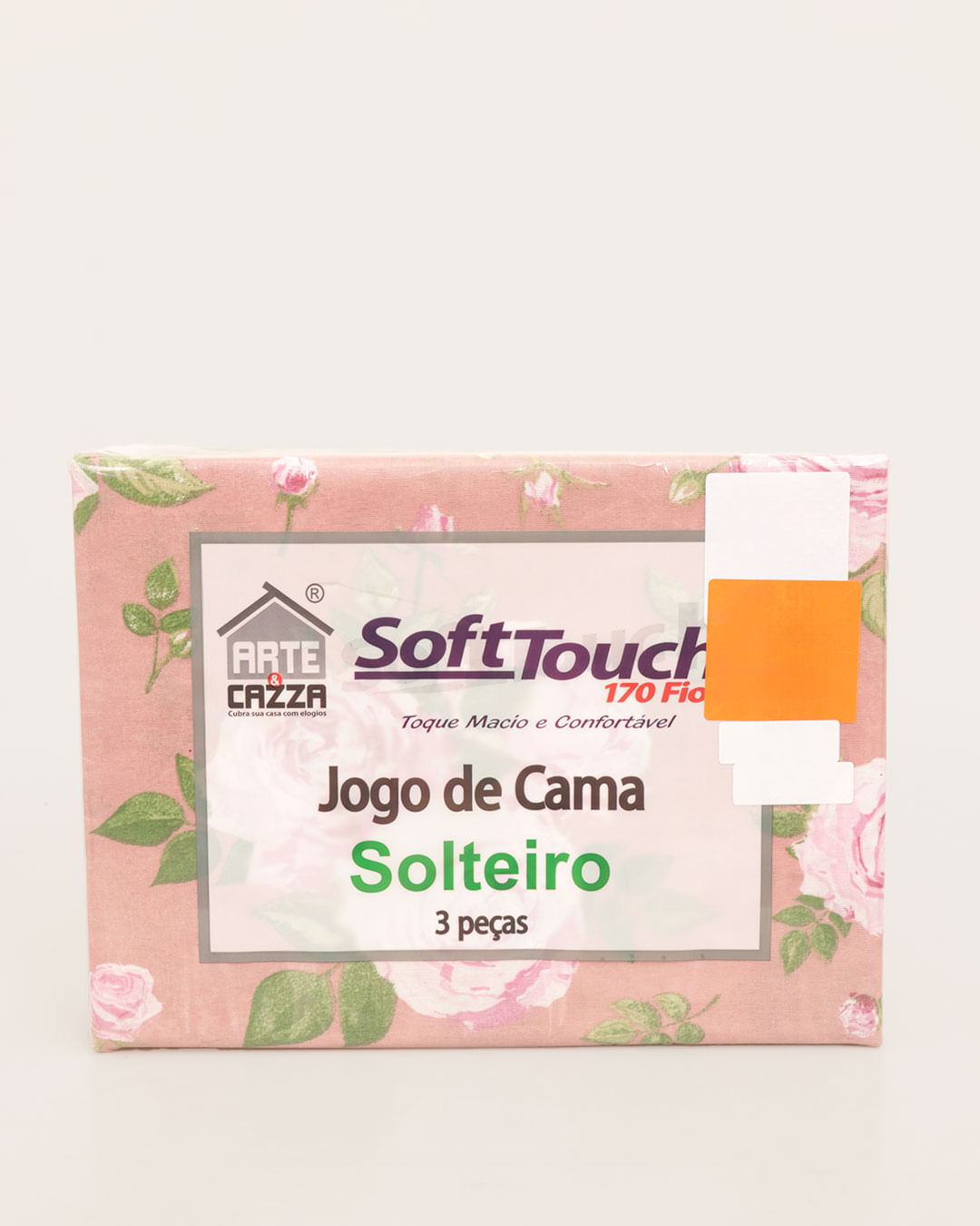 Jogo-De-Cama-Solteiro-3-Pecas-Arte-Cazza-Estampa-Floral-Rosa