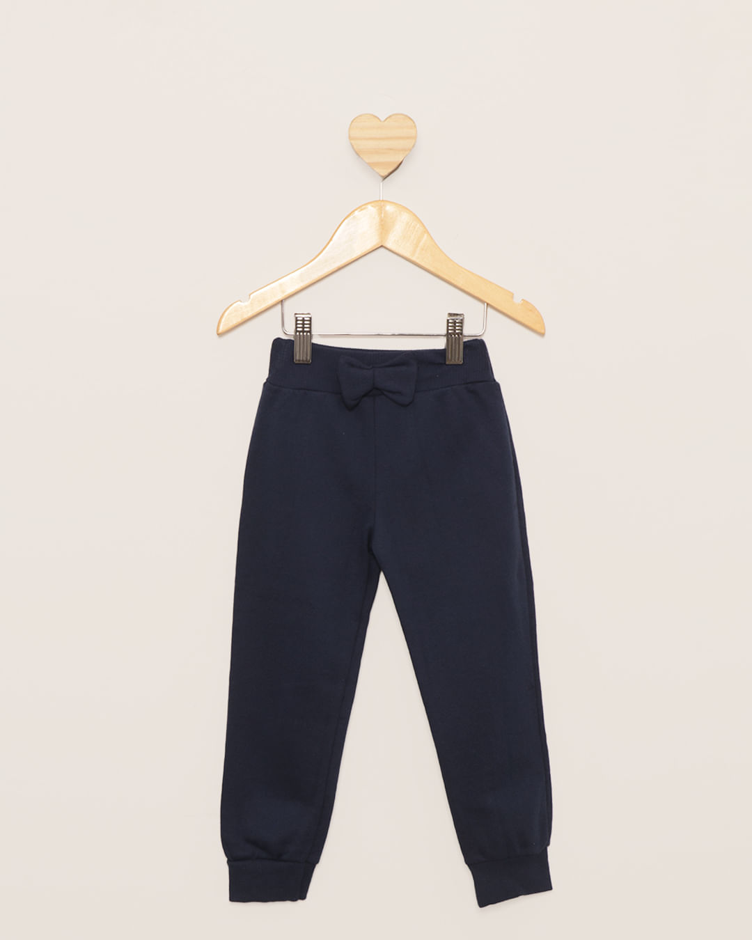 Calca-Moletom-Bebe-Jogger-Laco-Decorativo-Azul