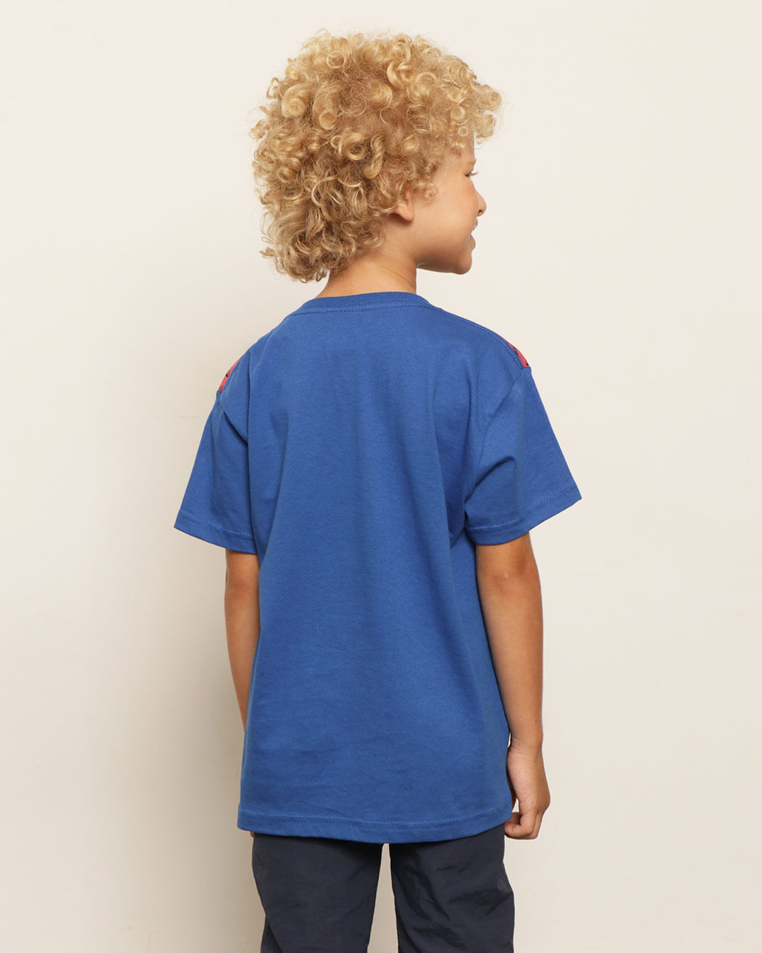 Camiseta-Infantil-Manga-Curta-Super-Homem-Azul