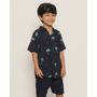 Camisa-Infantil-Estampado-Tropical-Gola-Dobravel-Marinho