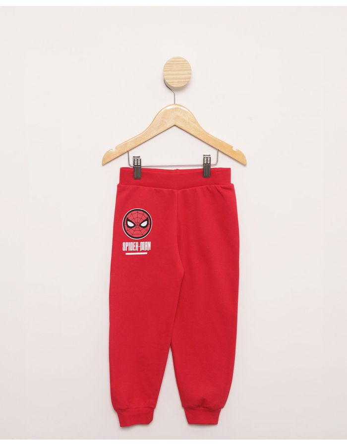 ​Calca-Moletom-Bebe-Homem-Aranha-Marvel-Vermelho
