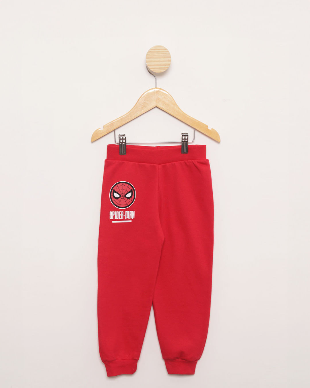 ​Calca-Moletom-Bebe-Homem-Aranha-Marvel-Vermelho