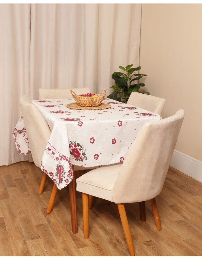 Toalha-de-Mesa-195-x-135cm-Estampa-Floral-Bege