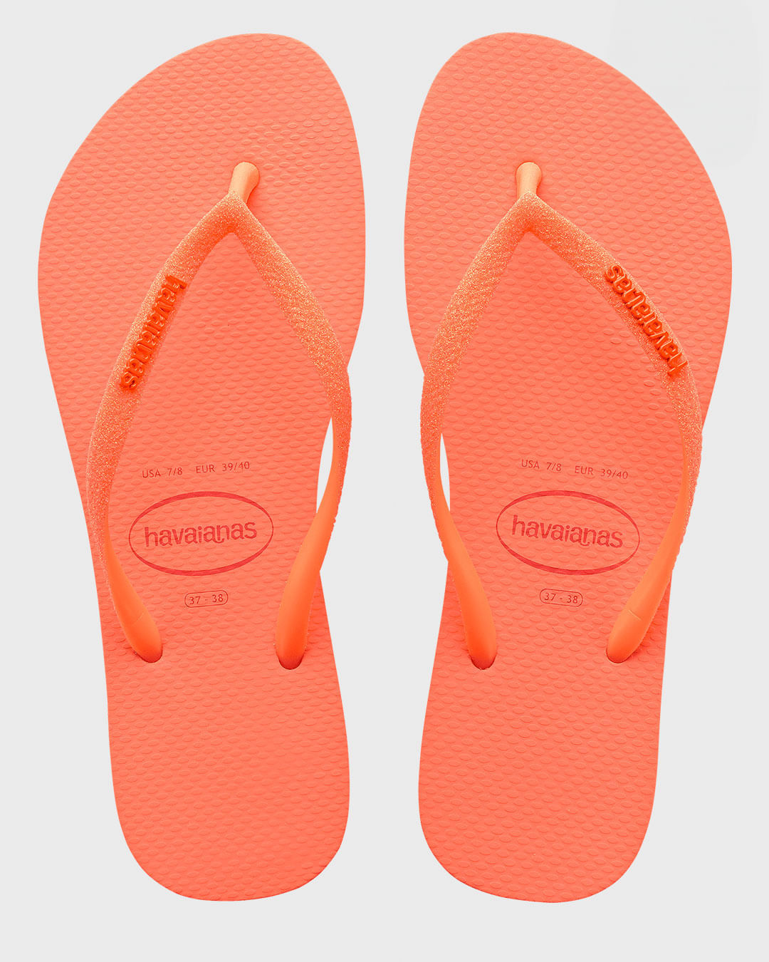 Chinelo-Havaianas-Feminino-Slim-Gliter-Neon-Laranja