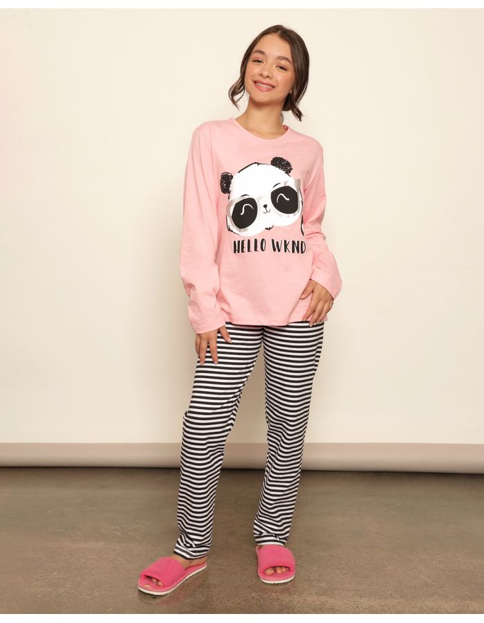 Pijama-Mm-Ijuva-Urso-Panda---Rosa-Medio