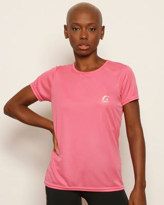 Blusa-Feminina-Fitness-Fitter-Manga-Curta-Rosa