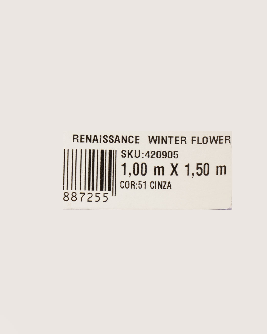 Tapete-Ren-Winter-Flowers-100x150-Cinza---Cinza-Claro