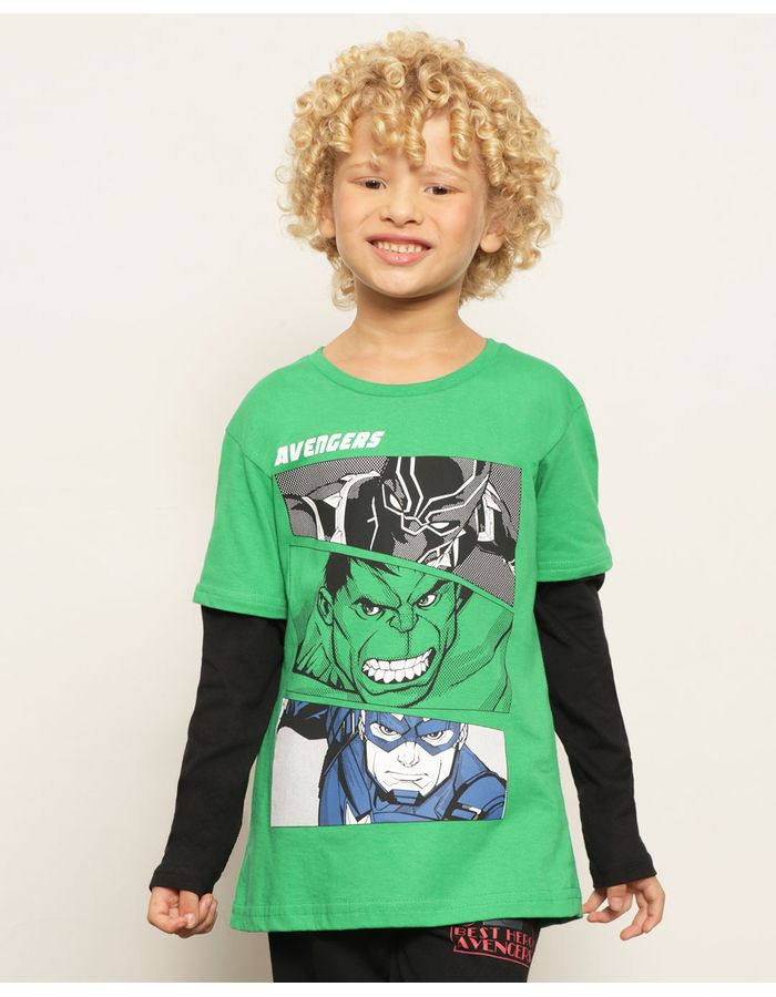Camiseta-Ch37183-Ml-M410-Hulk---Verde-Medio