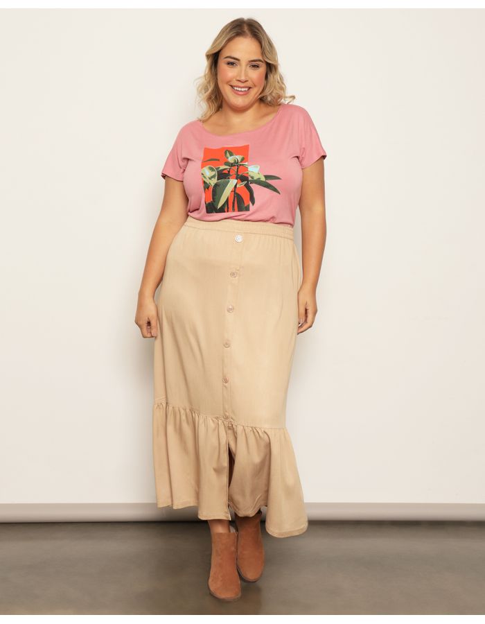 Saia-Plus-Size-Feminina-Tres-Marias-Com-Botao-Decorativo-Bege