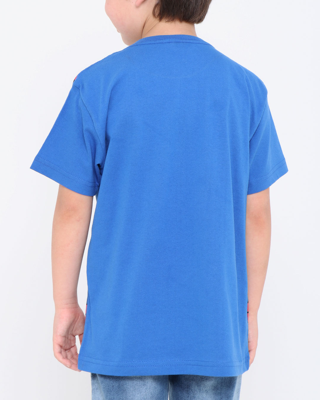 Camiseta-Infantil-Manga-Curta-Musculos-Super-Homem-Liga-Da-Justica-Azul