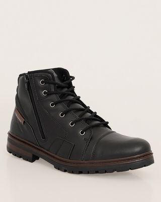 Bota-Masculina-Casual-Wonder-Tratorada-Com-Ziper-Preta