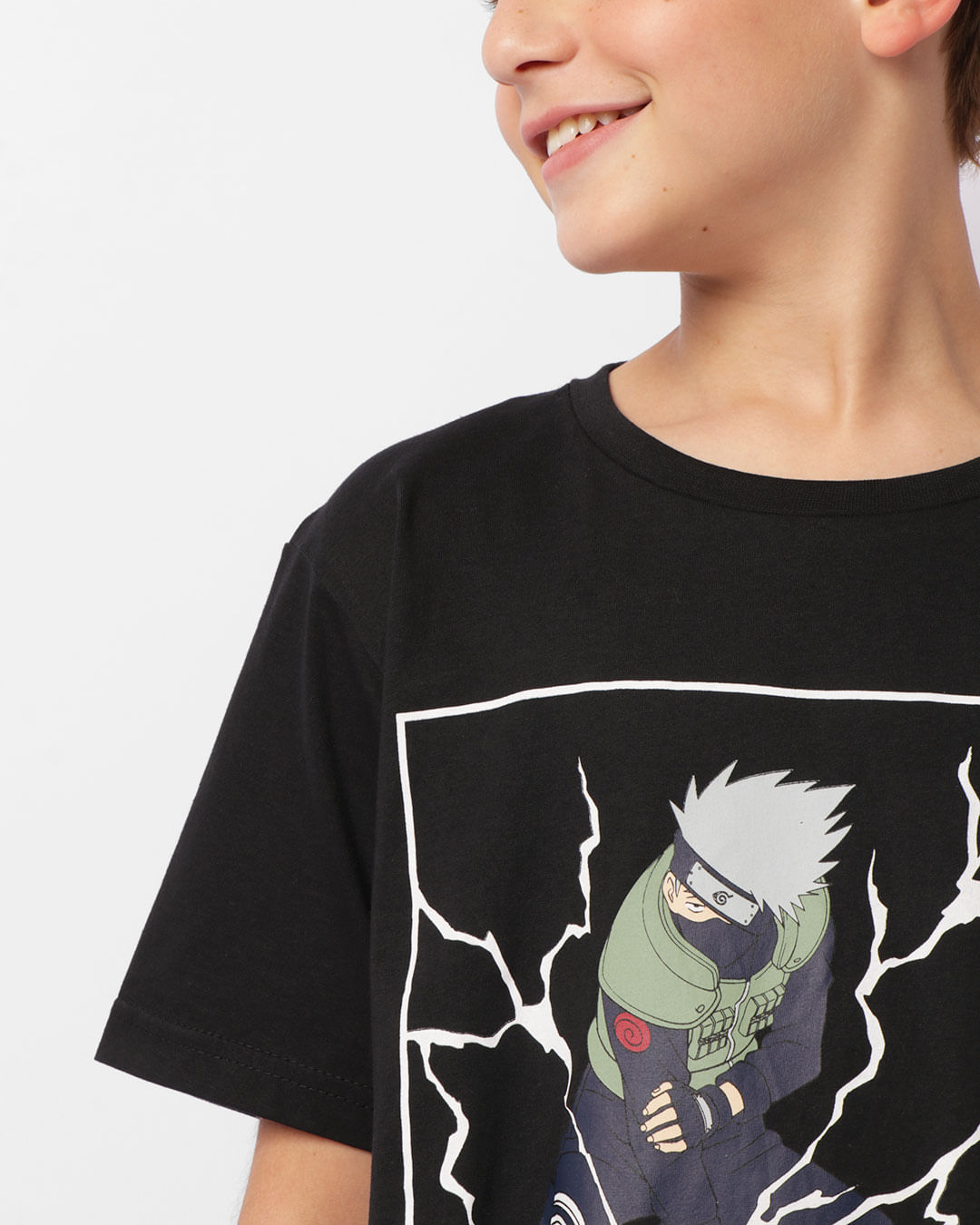 Camiseta-Juvenil-Naruto-Preta